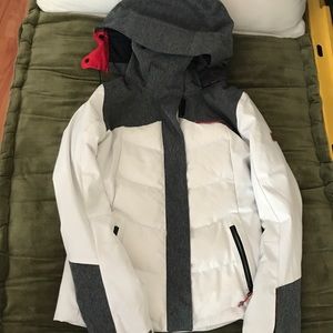 Ski jacket and pants, roxy and northface